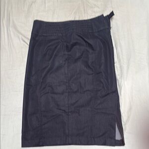 Kenar Gray Pencil Skirt Knee-Length Casual